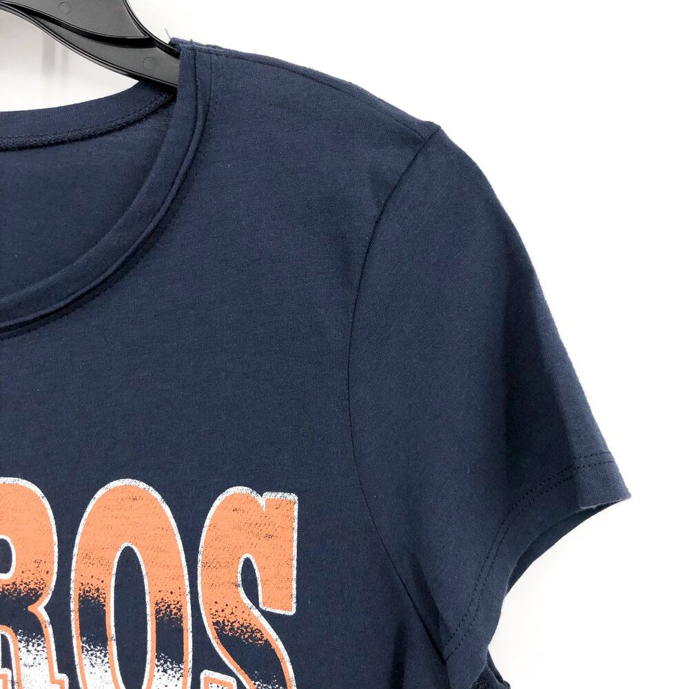 47 BRAND Womens Houston Astros Undertone Frankie T-shirt Small Atlas Blue NWT - Picture 4 of 12